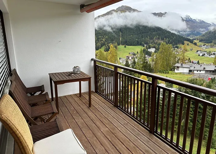 Apartman Cosy Palueda In Davos-dorf With A Breathtaking View *